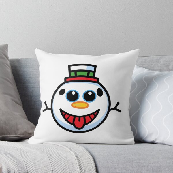 Aperçu de l'œuvre Bonhomme de neige Smiley Sticker créée et vendue par ColorMarketNew.