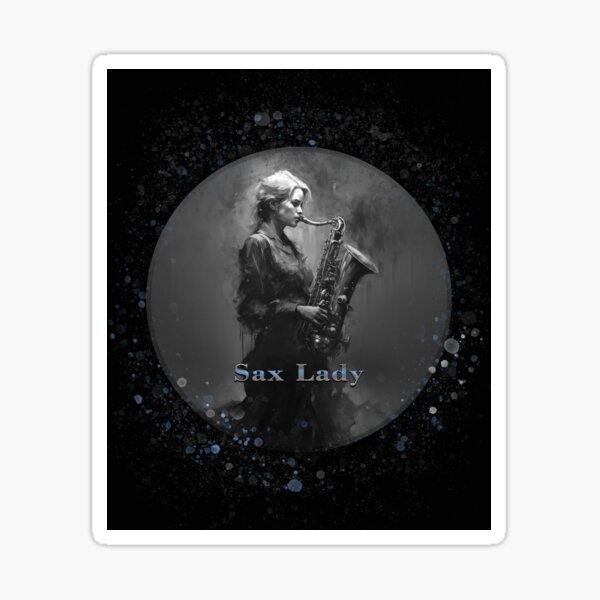 Item preview, Sax lady designed and sold by CrisMor-Art.