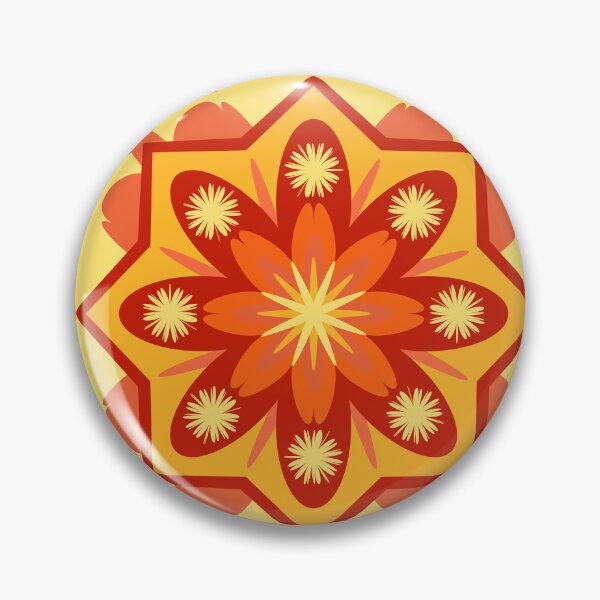 Aperçu de l'œuvre Flower Aster dans un azulejo portugais créée et vendue par katartcreative.