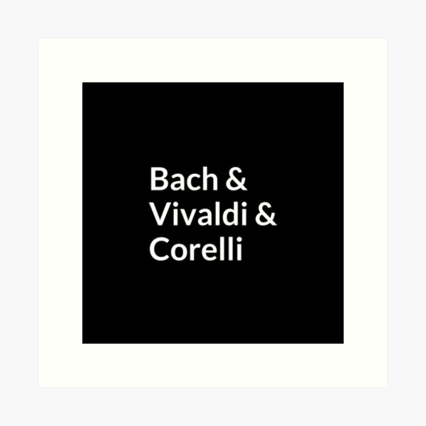 Aperçu de l'œuvre Compositeurs baroques - Bach, Vivaldi, Corelli créée et vendue par Inspirationmotivation.