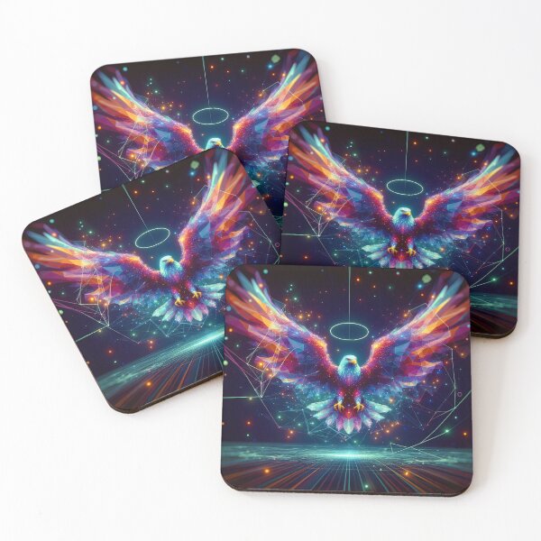 Item preview, Neon Haloed Eagle of Light designed and sold by Nick Seidel.