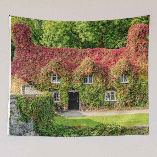 Item preview, Autumn Tea House Llanrwst Wales designed and sold by AJEvans.
