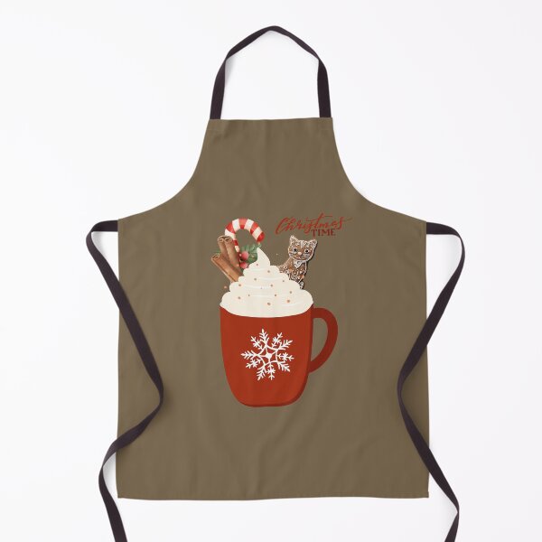 Item preview, Hot Chocolate And Gingerbread Cat - Christmas Time designed and sold by BababuuuPrint.