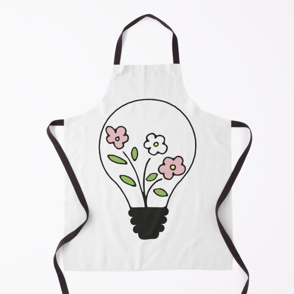 Item preview, Floral lightbulb with cute flowers - green nature energy designed and sold by NataliaVVV.
