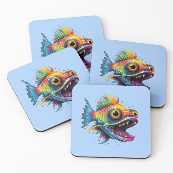 Item preview, Crazy Rainbow Fish designed and sold by AiApparel24-art.
