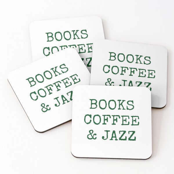 Item preview, Books coffee and Jazz designed and sold by Inspirationmotivation.