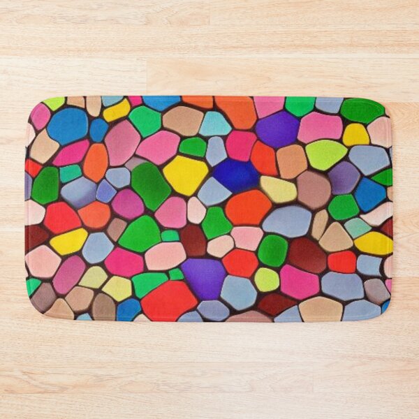 Item preview, Colorful Abstract Rock Mosaic Pattern designed and sold by calibrit.