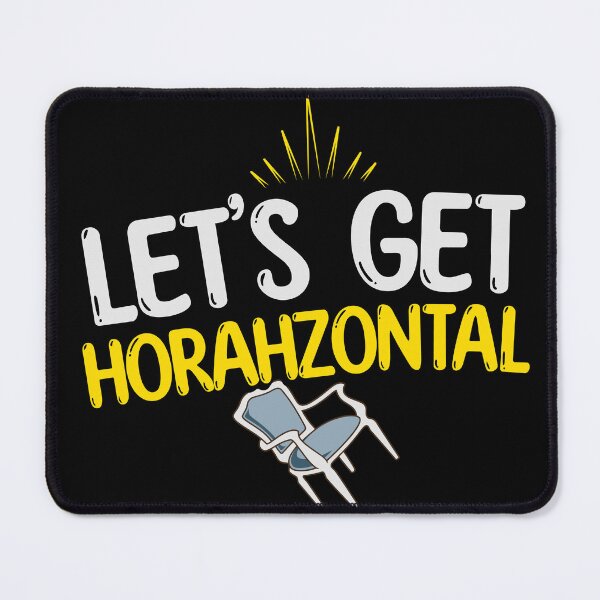Item preview, Funny Hanukkah Horah - Let's get Horahzontal  designed and sold by goldentusk.