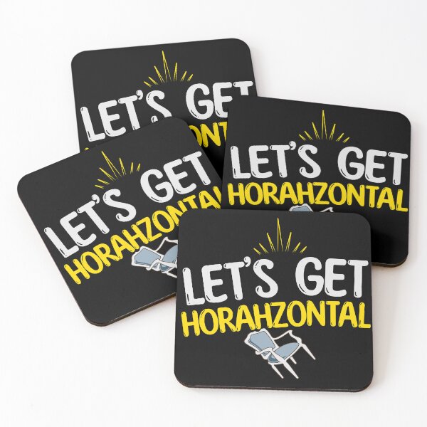 Item preview, Funny Hanukkah Horah - Let's get Horahzontal  designed and sold by goldentusk.