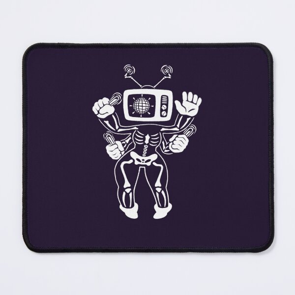 Item preview, TV Head Skeleton Stamp Design White designed and sold by Jack'o Bee.