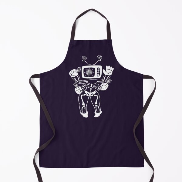 Item preview, TV Head Skeleton Stamp Design White designed and sold by Jack'o Bee.