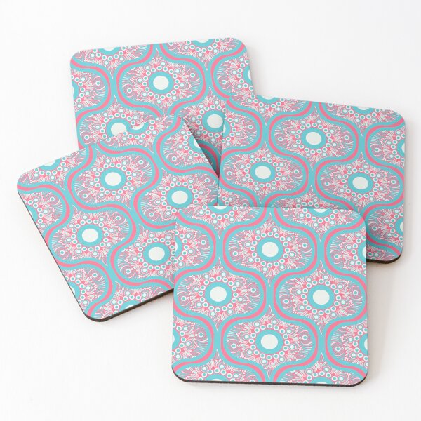 Item preview, Sunset on Sea Anemone Dot Mandala Ogee designed and sold by Triplicate Limited.