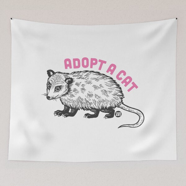 Aperçu de l'œuvre ADOPT A CAT POSSUM créée et vendue par TODD GOLDMAN.