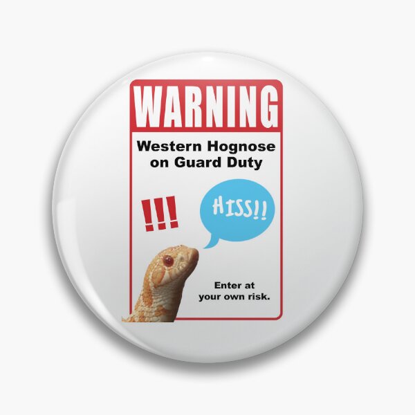 Item preview, Western Hognose on Duty (larger version) designed and sold by MightyJeis.