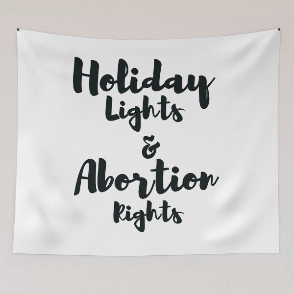 Item preview, Holiday Lights And Abortion Rights designed and sold by VividPrints Store (+7k ⭐⭐⭐⭐⭐).