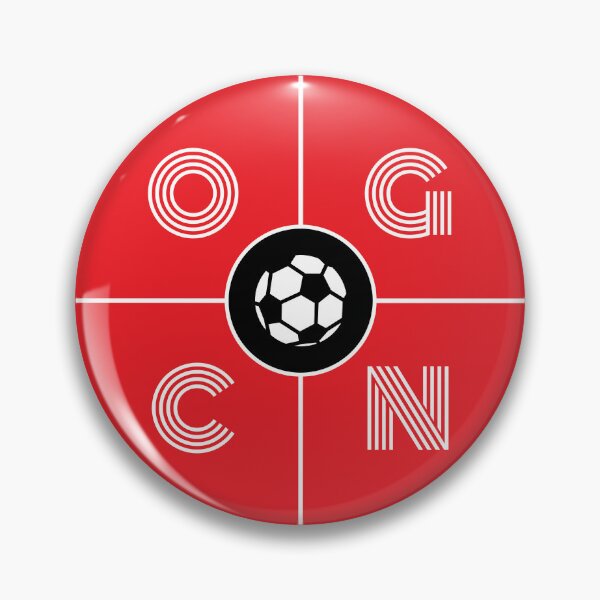Aperçu de l'œuvre OGC Nice OGCN Football Illustration de style minimaliste créée et vendue par kakarikihill.
