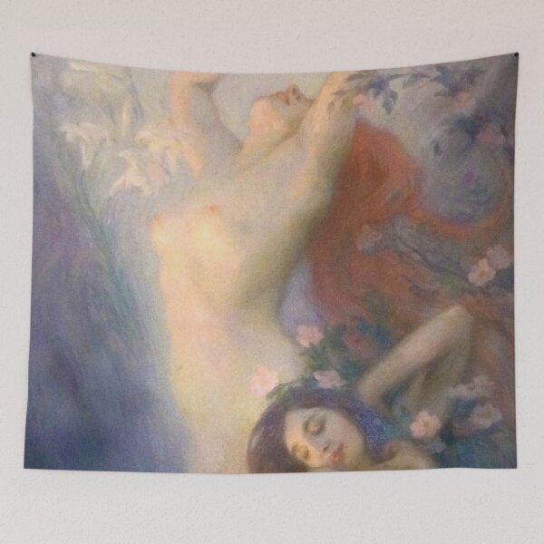 Item preview, HD. Dawn (L'Aube), 1900, by Victor Prouvé designed and sold by MINDTHECHERRY.