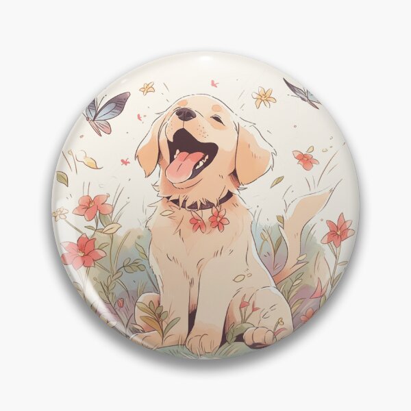 Item preview, Joyful Golden Labrador Puppy designed and sold by CleverboyDsgns.