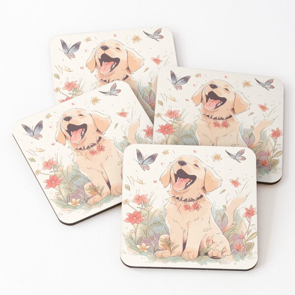 Item preview, Joyful Golden Labrador Puppy designed and sold by CleverboyDsgns.