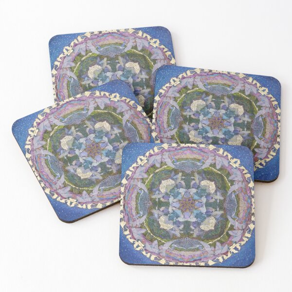Item preview, Mandala of herons and egrets designed and sold by DorteC.