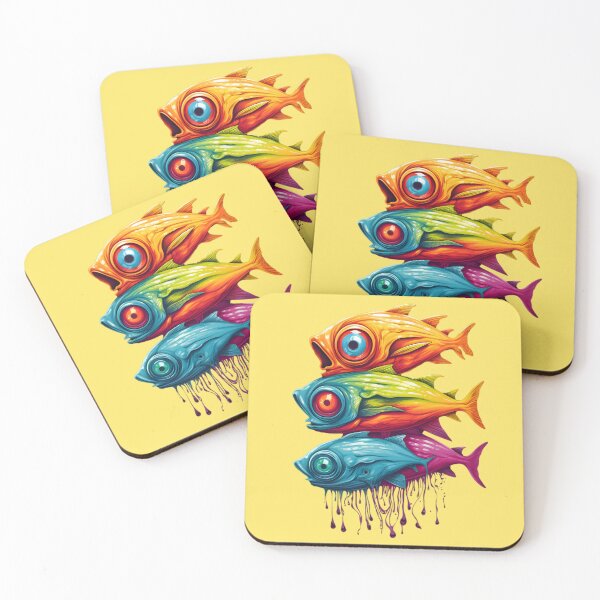 Item preview, Alien Rainbow Fishes designed and sold by AiApparel24-art.