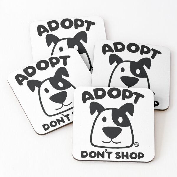 Item preview, ADOPT DONT SHOP DOG designed and sold by TODD GOLDMAN.