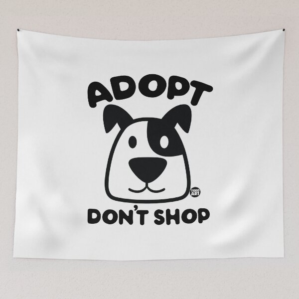 Item preview, ADOPT DONT SHOP DOG designed and sold by TODD GOLDMAN.