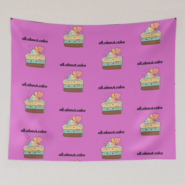 Item preview, All about cake - soft mauve designed and sold by CushyNest.