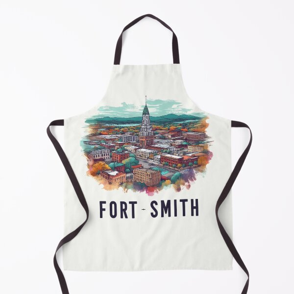 Item preview, Fort - Smith Watercolor Illustration designed and sold by PaintMeWorld.