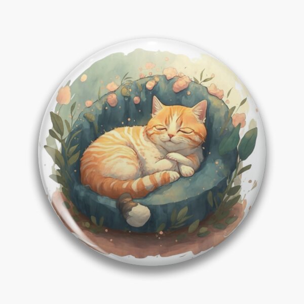 Item preview, Sleeping cat designed and sold by effateON.