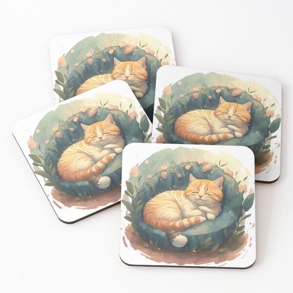 Item preview, Sleeping cat designed and sold by effateON.