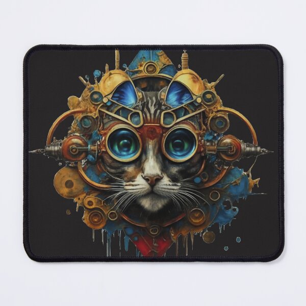 Item preview, Steampunk Cat designed and sold by Enchanted Patterns of Alice.