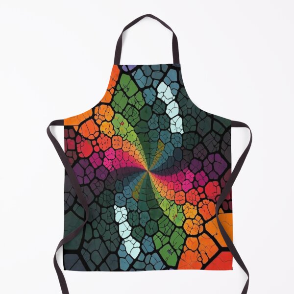 Item preview, logo picture abstraction illustration beautiful pattern Blue, orange, green and purple colors., vivid, painting, illustration, designed and sold by gulka8.