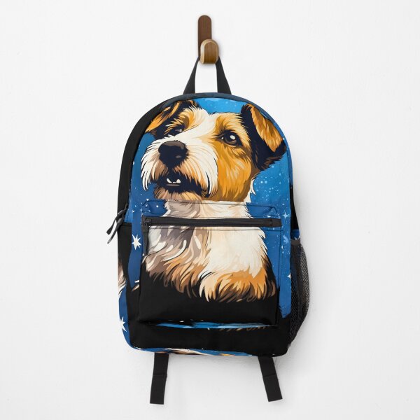 Item preview, Rough haired wire fox terrier dog cute illustration. designed and sold by NBSStore.