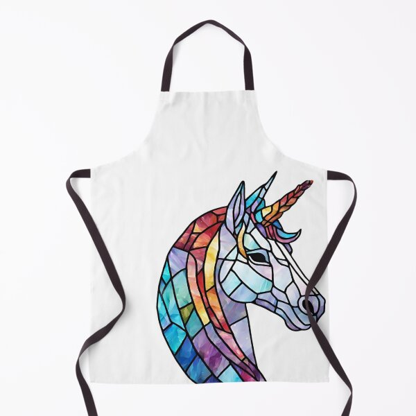 Item preview, colorful stained glass with animals, unicorn 1 designed and sold by GroonSpace.