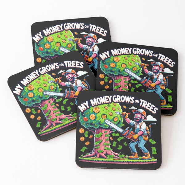 Item preview, Funy My Money Grows on Trees designed and sold by ArtFeverShop.