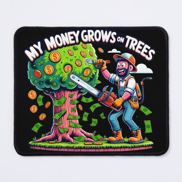 Item preview, Funy My Money Grows on Trees designed and sold by ArtFeverShop.