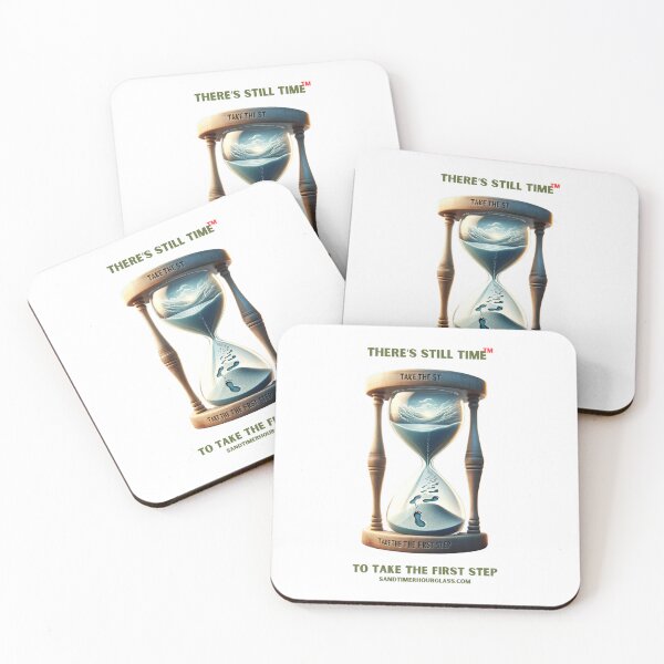 Artikelvorschau, UM DEN ERSTEN SCHRITT ZU MACHEN V3 Sanduhr „There’s Still Time“ (TM). entworfen und verkauft von Christopher Bradley.