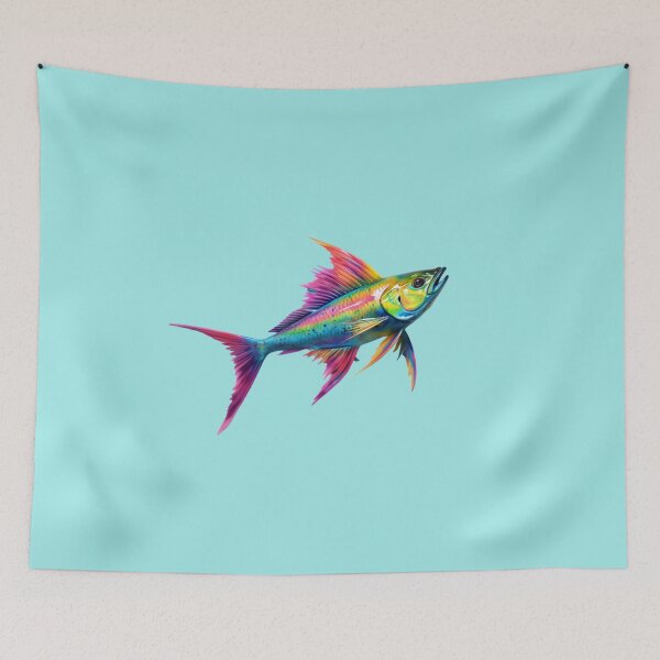 Item preview, Rainbow Kingfish designed and sold by AiApparel24-art.