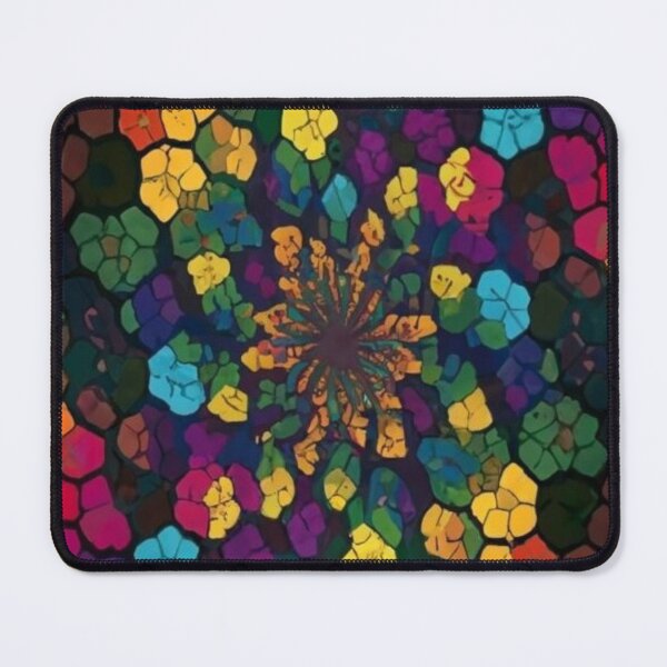 Item preview, logo picture abstraction illustration beautiful pattern Blue, orange, green and purple colors., vivid, painting, illustration, designed and sold by gulka8.