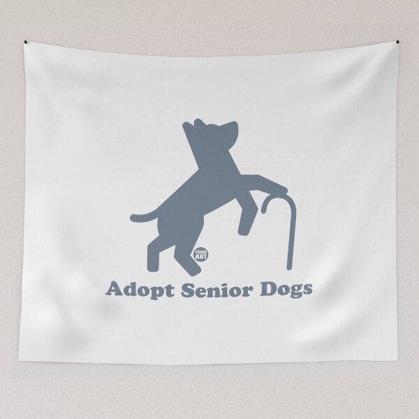 Aperçu de l'œuvre adopt senior dogs créée et vendue par TODD GOLDMAN.