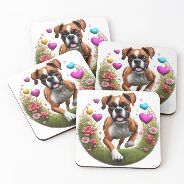 Item preview, Cute playful Boxer Dog designed and sold by Kaleddis.