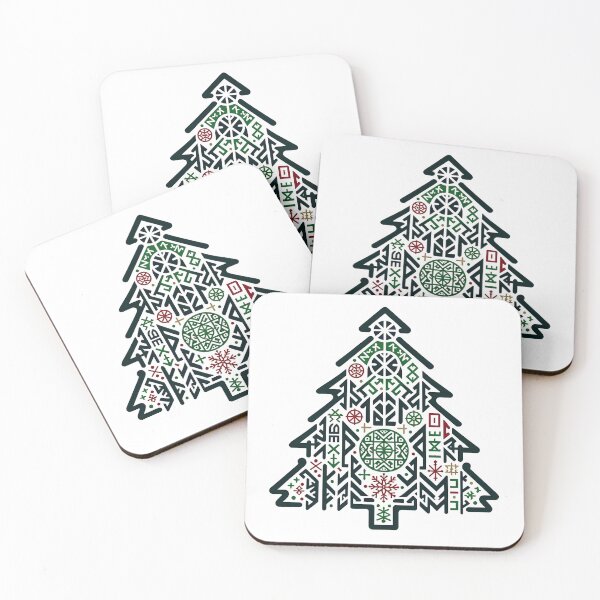 Item preview, Norse Christmas - Runic Tree designed and sold by Truck Stop One.