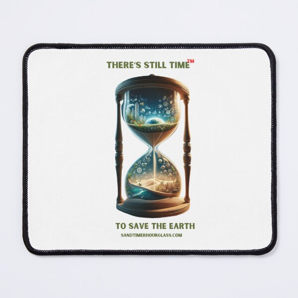 Artikelvorschau, TO SAVE THE EARTH V2 „THERE’S STILL TIME“ (TM) Sanduhr entworfen und verkauft von Christopher Bradley.