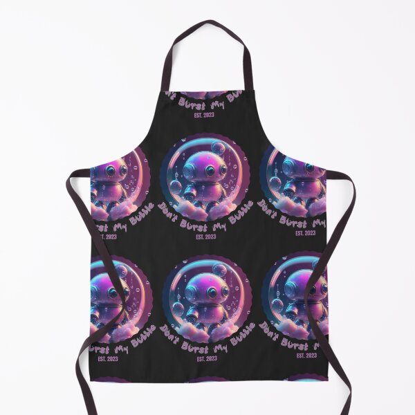 Item preview, Tiny Cute Robot in Soap Bubble designed and sold by Mlaniel.