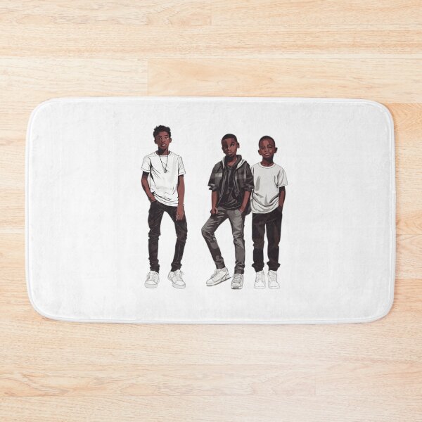 Item preview, Tres chicos negros en sintonía con la sencillez. designed and sold by josiasalves65.