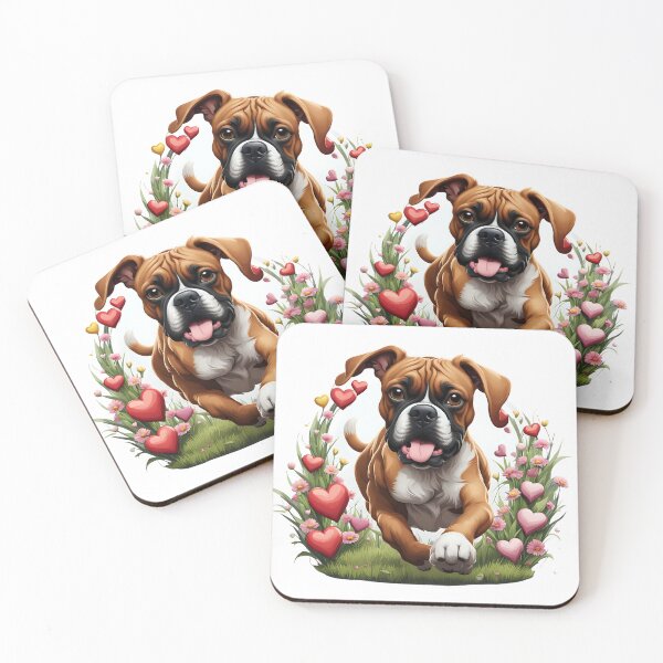 Item preview, Cute playful Boxer Dog designed and sold by Kaleddis.