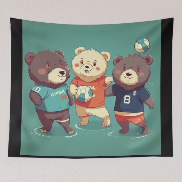 Item preview, Volleyball Bear team designed and sold by Highlandkings.