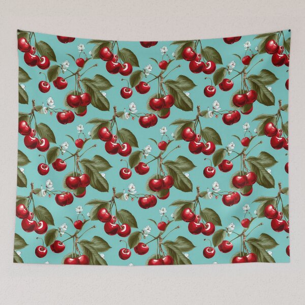 Artikelvorschau, Cherry Illustration Art #1 entworfen und verkauft von CareToCanvas.
