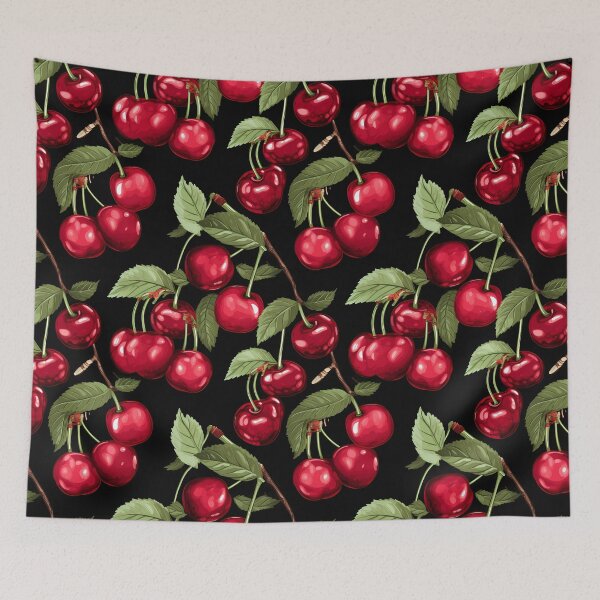 Artikelvorschau, Cherry Illustration Art #2 entworfen und verkauft von CareToCanvas.
